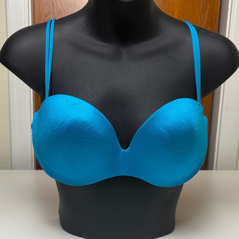 LA Senza 36B Padded Push Up Bra With Removable / Customizable Straps GUC